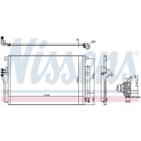 NISSENS 94917 Kondensator, Klimaanlage