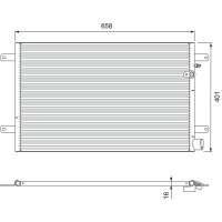 VALEO 814004 Kondensator, Klimaanlage