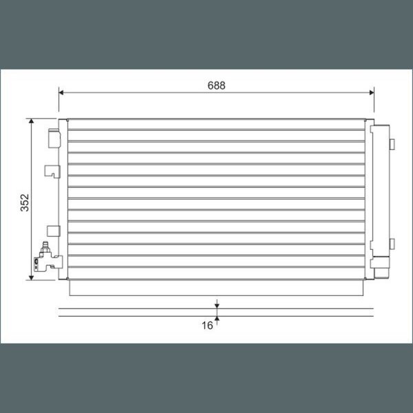 VALEO 814094 Kondensator, Klimaanlage