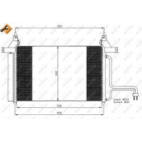 NRF 35495 Kondensator, Klimaanlage