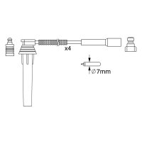 BOSCH 0 986 357 052 Zündleitungssatz