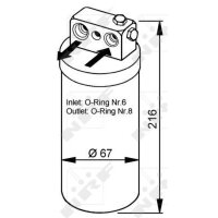 NRF 33104 Trockner, Klimaanlage