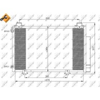 Kondensator Klimaanlage NRF 35333 - 1 Stück