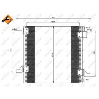 NRF 35526 Kondensator, Klimaanlage