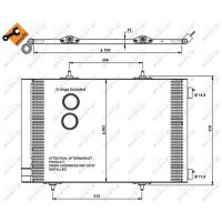 NRF 35779 Kondensator, Klimaanlage