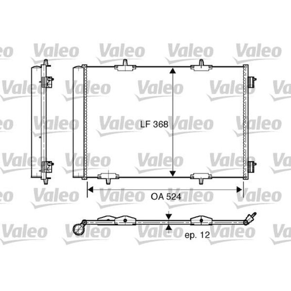 VALEO 818015 Kondensator, Klimaanlage