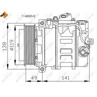NRF 32215 Kompressor, Klimaanlage