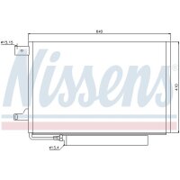 NISSENS 94911 Kondensator, Klimaanlage