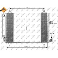 NRF 35443 Kondensator, Klimaanlage
