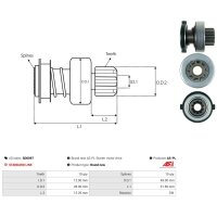 AS-PL SD0097 Freilaufgetriebe, Starter
