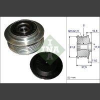 Schaeffler INA 535 0107 10 Generatorfreilauf