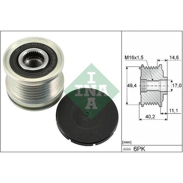 Schaeffler INA 535 0124 10 Generatorfreilauf