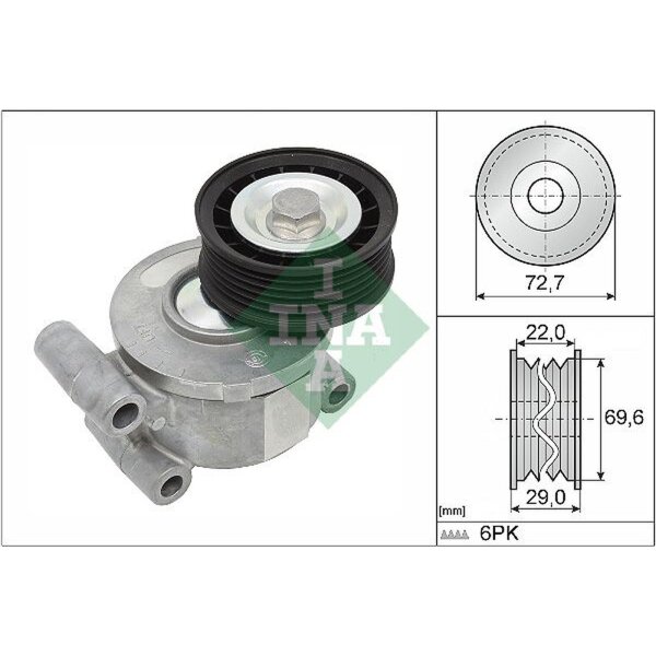 Schaeffler INA 534 0249 10 Riemenspanner, Keilrippenriemen