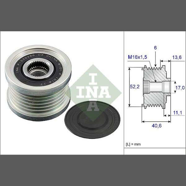 Schaeffler INA 535 0044 10 Generatorfreilauf