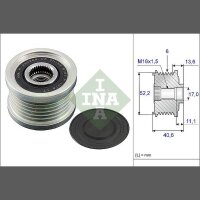Schaeffler INA 535 0044 10 Generatorfreilauf