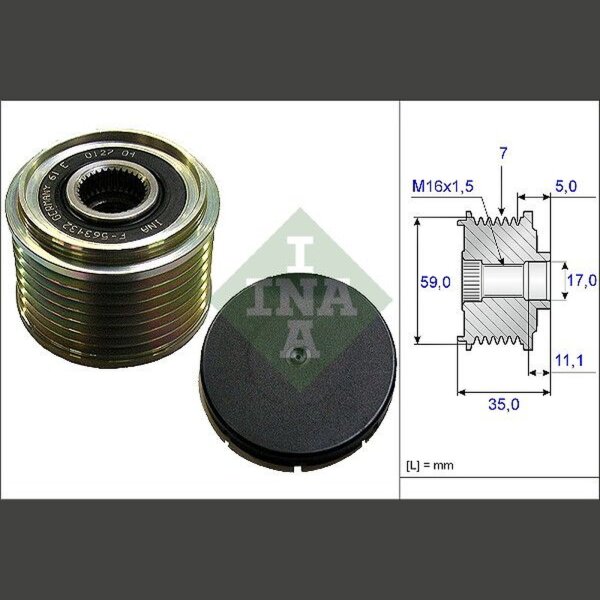 Schaeffler INA 535 0159 10 Generatorfreilauf