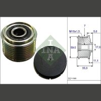 Schaeffler INA 535 0159 10 Generatorfreilauf