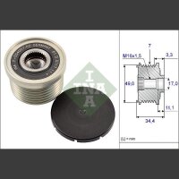 Schaeffler INA 535 0164 10 Generatorfreilauf