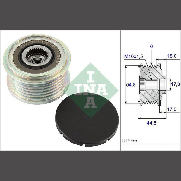 Schaeffler INA 535 0114 10 Generatorfreilauf