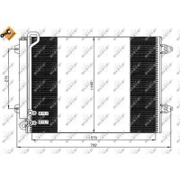 NRF 35614 Kondensator, Klimaanlage