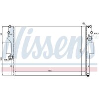 NISSENS 61981 Kühler, Motorkühlung