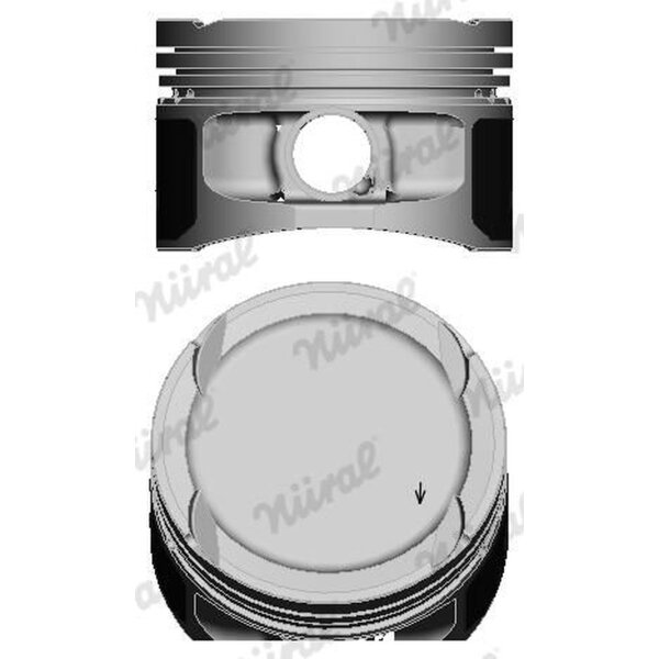 NÜRAL 87-116100-00 Kolben