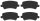 TRW GDB1685 Bremsbelagsatz, Scheibenbremse