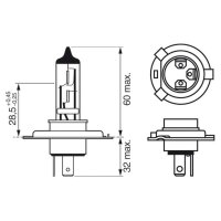 BOSCH 1 987 301 010 Glühlampe, Fernscheinwerfer