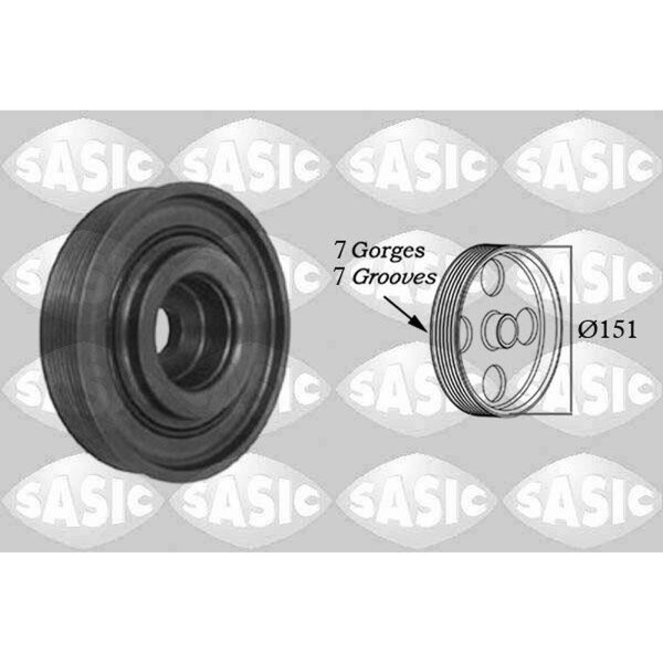 SASIC 2154009 Riemenscheibe, Kurbelwelle
