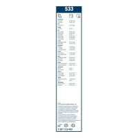 Scheibenwischer Satz BOSCH 3 397 118 405 Twin 530/475mm - 1 Set