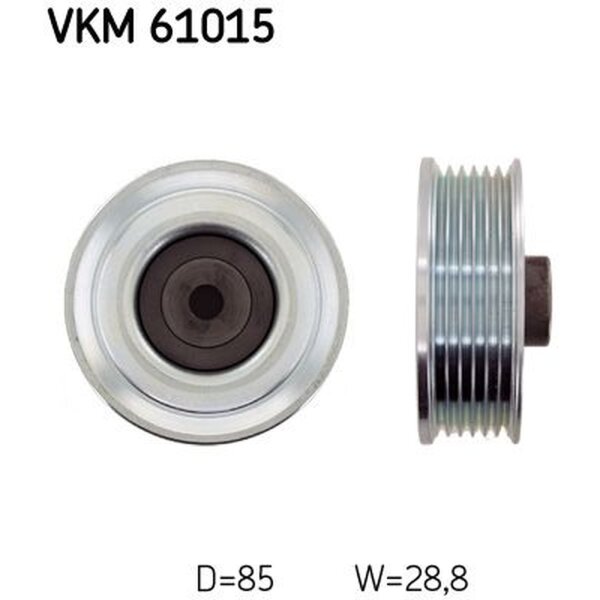 SKF VKM 61015 Umlenk-/Führungsrolle, Keilrippenriemen