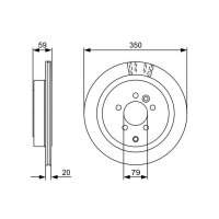 BOSCH 0 986 479 492 Bremsscheibe