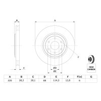 BOSCH 0 986 479 357 Bremsscheibe