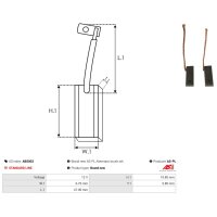 AS-PL AB5003 Kohlebürste, Generator