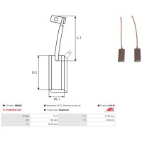 AS-PL AB6001 Kohlebürste, Generator