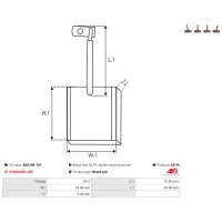 AS-PL BSX190-191 Kohlebürste, Starter