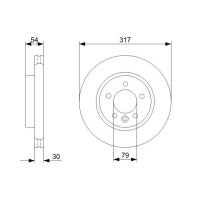BOSCH 0 986 479 287 Bremsscheibe
