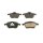 BOSCH 0 986 424 360 Bremsbelagsatz, Scheibenbremse
