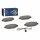 BOSCH 0 986 424 379 Bremsbelagsatz, Scheibenbremse