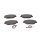 BOSCH 0 986 424 415 Bremsbelagsatz, Scheibenbremse