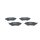 BOSCH 0 986 424 474 Bremsbelagsatz, Scheibenbremse
