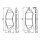 BOSCH 0 986 424 474 Bremsbelagsatz, Scheibenbremse