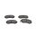 BOSCH 0 986 424 489 Bremsbelagsatz, Scheibenbremse