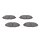 BOSCH 0 986 424 512 Bremsbelagsatz, Scheibenbremse
