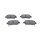 BOSCH 0 986 424 535 Bremsbelagsatz, Scheibenbremse