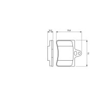 BOSCH 0 986 424 580 Bremsbelagsatz, Scheibenbremse