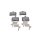 BOSCH 0 986 424 580 Bremsbelagsatz, Scheibenbremse