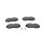 BOSCH 0 986 424 583 Bremsbelagsatz, Scheibenbremse