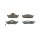BOSCH 0 986 424 611 Bremsbelagsatz, Scheibenbremse
