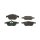 BOSCH 0 986 424 616 Bremsbelagsatz, Scheibenbremse
